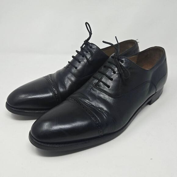 Billy Ruffian Black Leather Oxford Dress Shoes – Men’s UK 12 / US 13.5 / EU 47 main image 7